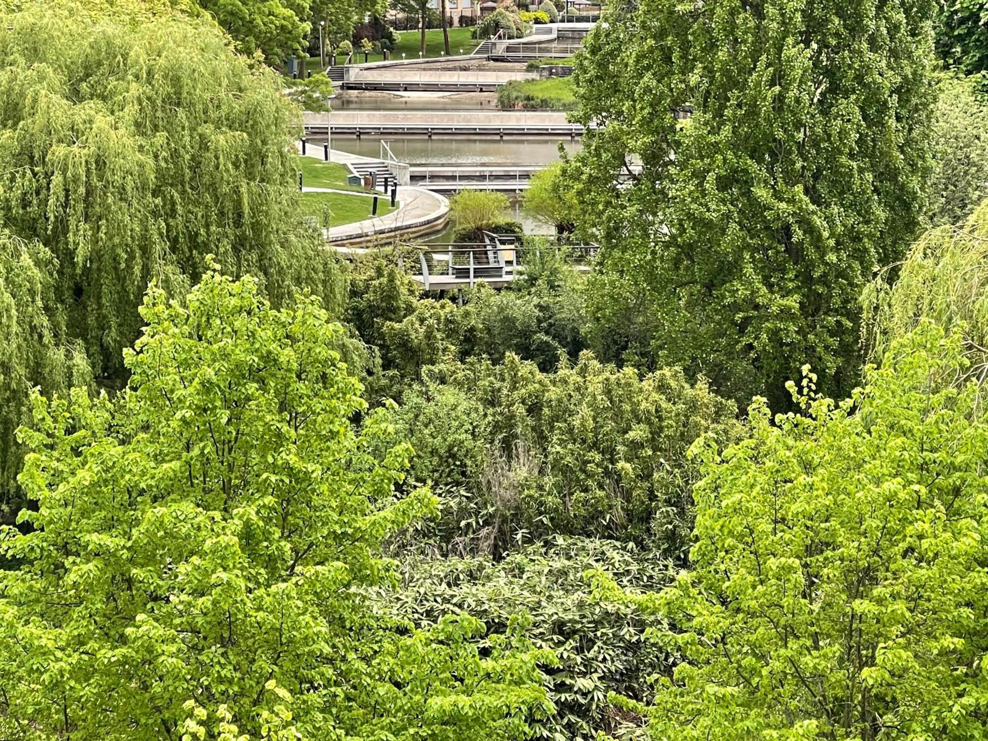Waterfall Oasis: Luxury Wembley Apartment with Parking London Exterior photo